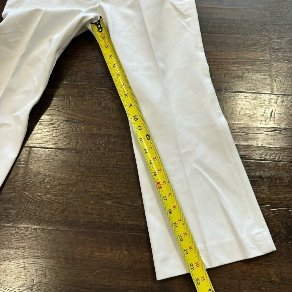 Spanx Silver Lining Classic White Kick Flare Pant Size Medium Petite Women